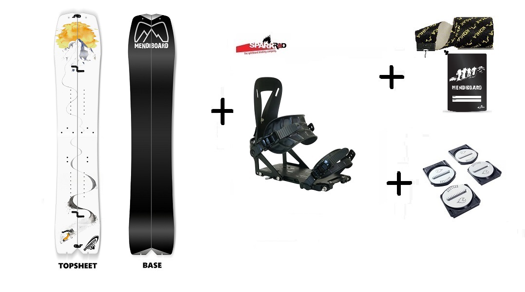 Pack Sakon Splitboard + Spark Surge ST+ Kohla Skins + Spark Pucks