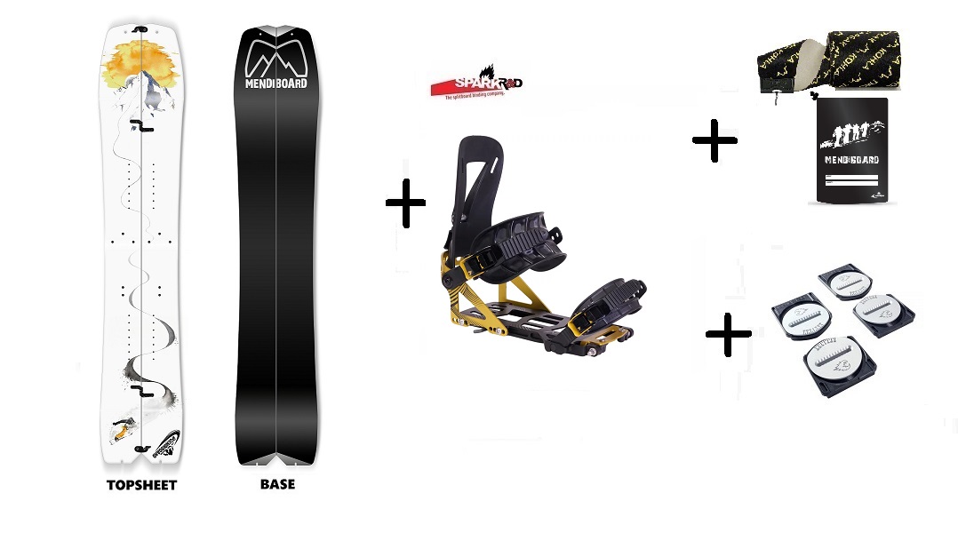 Pack Sakon Splitboard + Spark Arc ST+ Kohla Skins + Spark Pucks